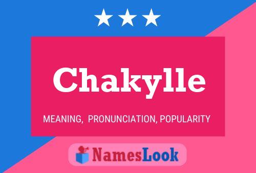 Chakylle Name Poster