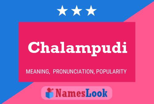 Chalampudi Name Poster