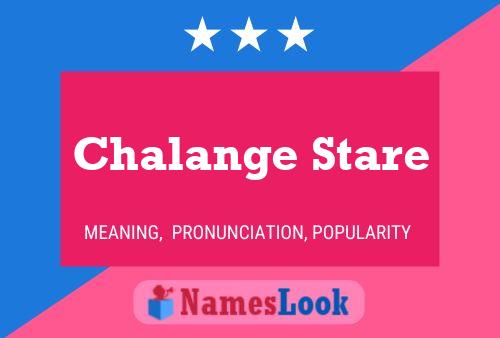 Chalange Stare Name Poster