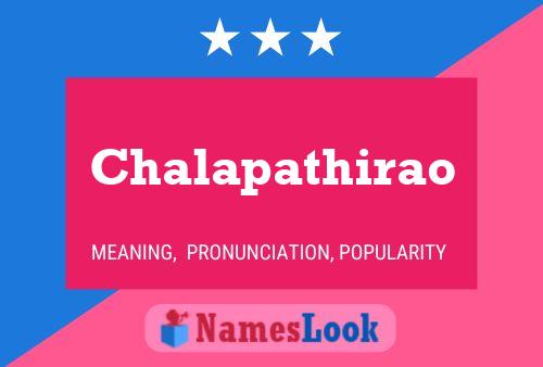 Chalapathirao Name Poster