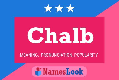 Chalb Name Poster