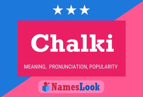 Chalki Name Poster