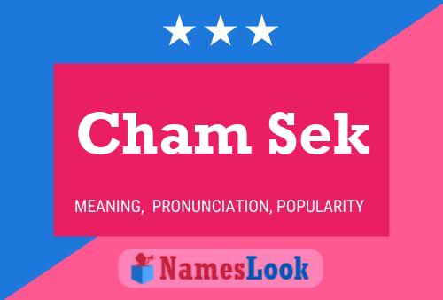 Cham Sek Name Poster