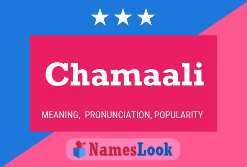 Chamaali Name Poster