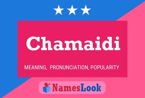 Chamaidi Name Poster