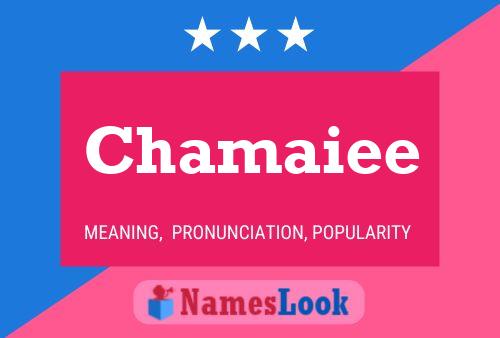 Chamaiee Name Poster