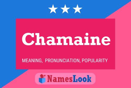 Chamaine Name Poster