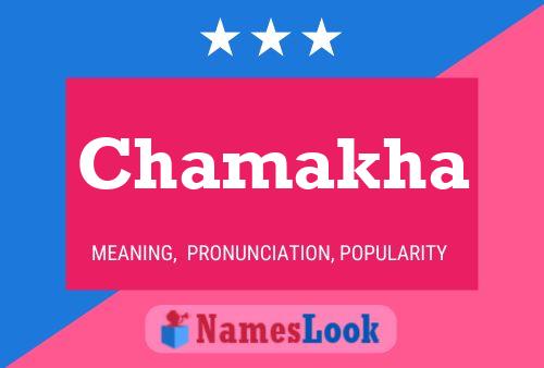 Chamakha Name Poster