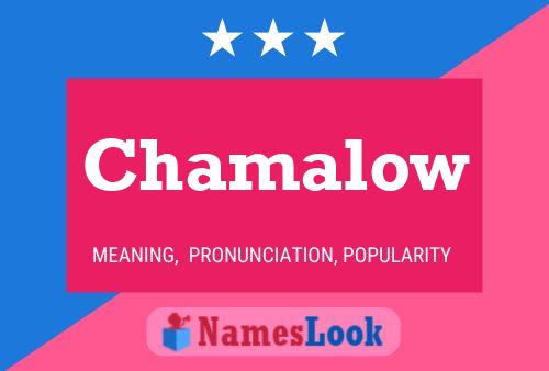 Chamalow Name Poster