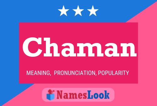 Chaman Name Poster