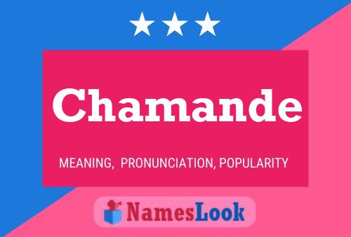 Chamande Name Poster