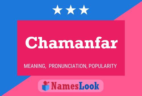 Chamanfar Name Poster