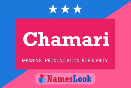 Chamari Name Poster