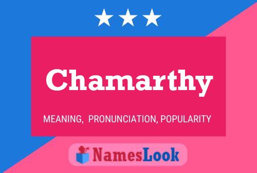 Chamarthy Name Poster