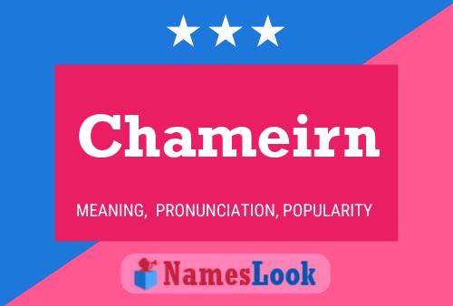 Chameirn Name Poster