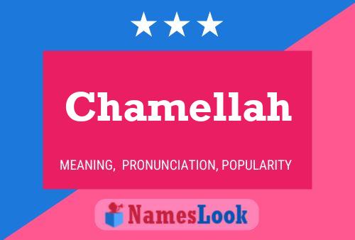 Chamellah Name Poster