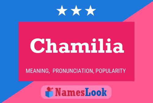 Chamilia Name Poster