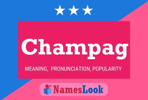 Champag Name Poster