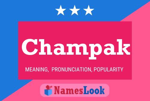 Champak Name Poster