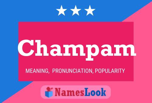 Champam Name Poster