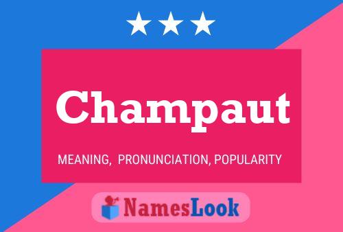 Champaut Name Poster