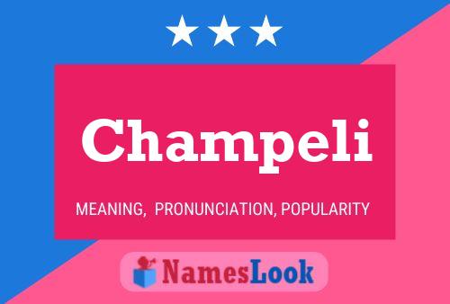 Champeli Name Poster