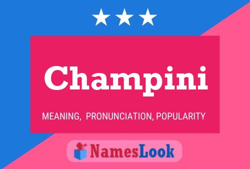 Champini Name Poster