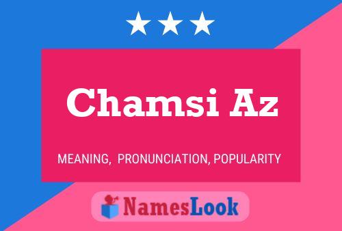 Chamsi Az Name Poster