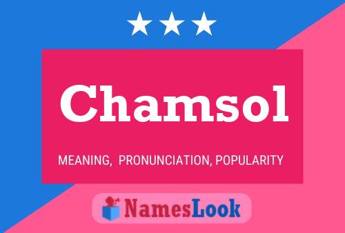 Chamsol Name Poster