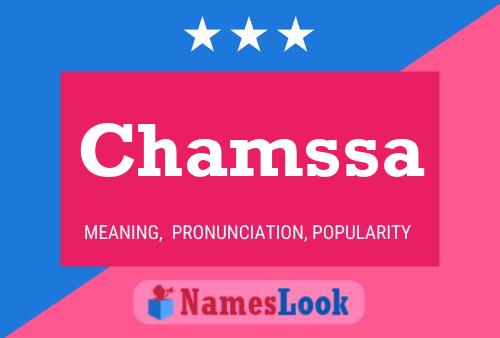 Chamssa Name Poster