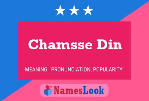 Chamsse Din Name Poster