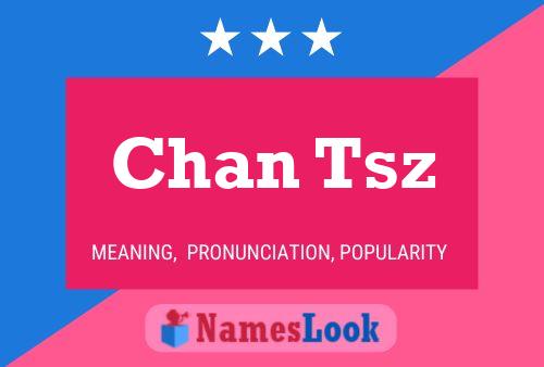 Chan Tsz Name Poster