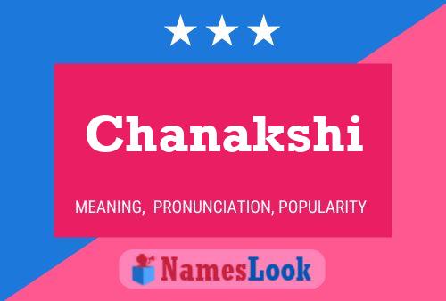 Chanakshi Name Poster