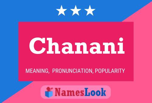 Chanani Name Poster