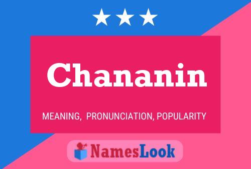 Chananin Name Poster