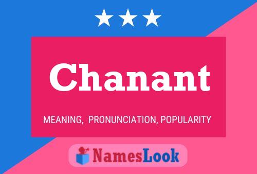 Chanant Name Poster