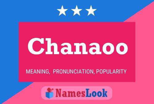 Chanaoo Name Poster