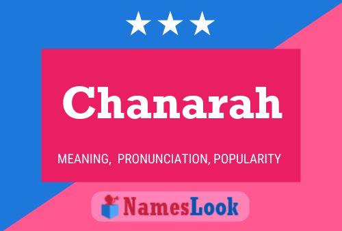 Chanarah Name Poster