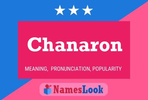 Chanaron Name Poster