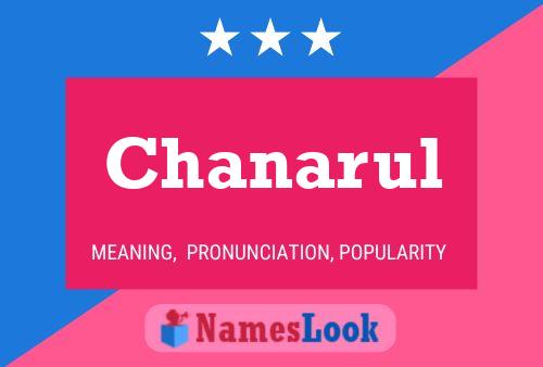 Chanarul Name Poster