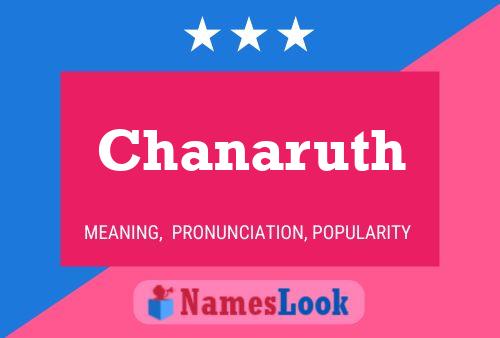 Chanaruth Name Poster