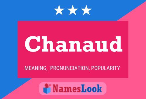 Chanaud Name Poster