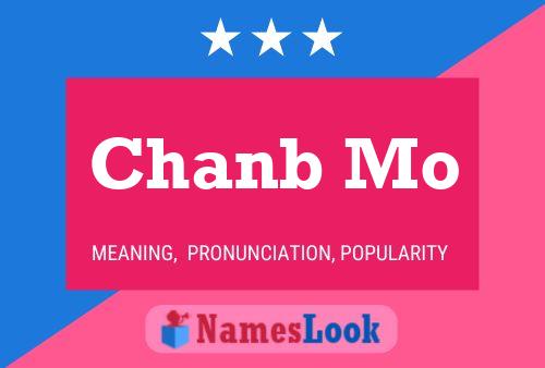 Chanb Mo Name Poster