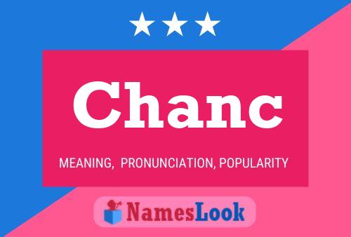 Chanc Name Poster