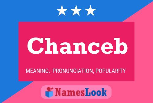 Chanceb Name Poster