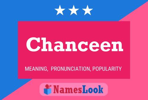 Chanceen Name Poster