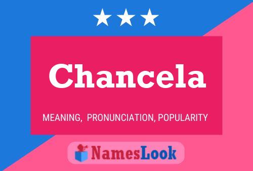 Chancela Name Poster