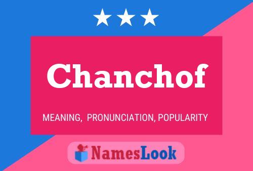 Chanchof Name Poster