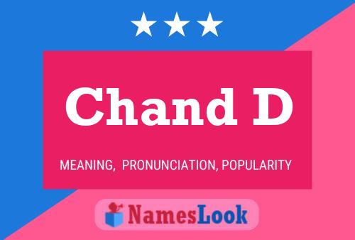 Chand D Name Poster