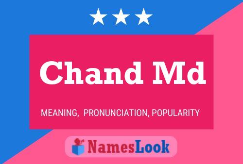 Chand Md Name Poster